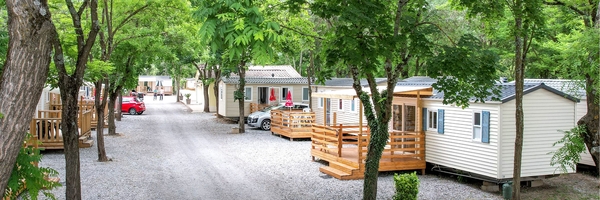 Camping ardéchois mobil home