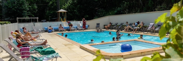 Piscine chauffée - Camping Ardèche