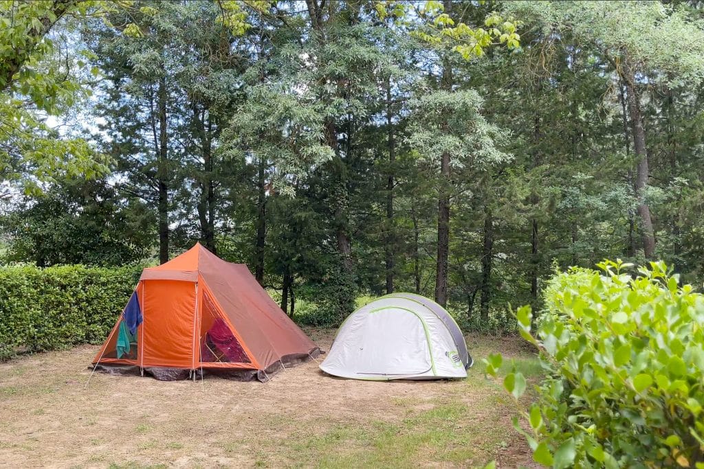 Emplacement de tente en Ardèche